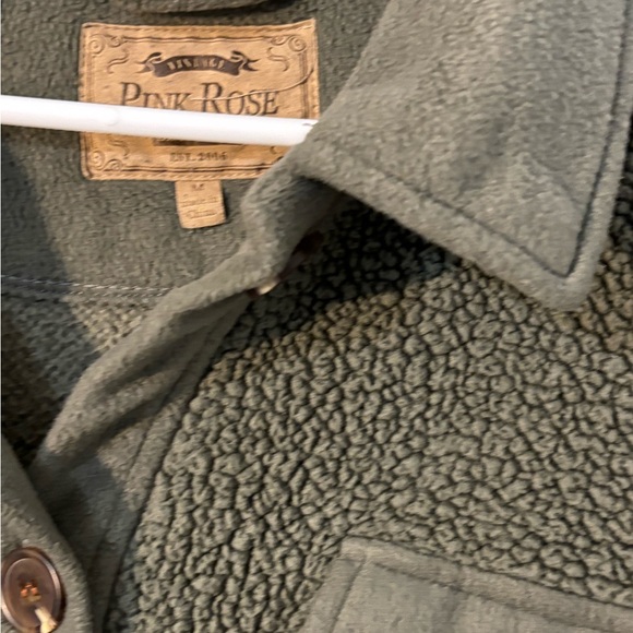 Pink Rose Women’s Fleece jacket - Picture 5 of 9